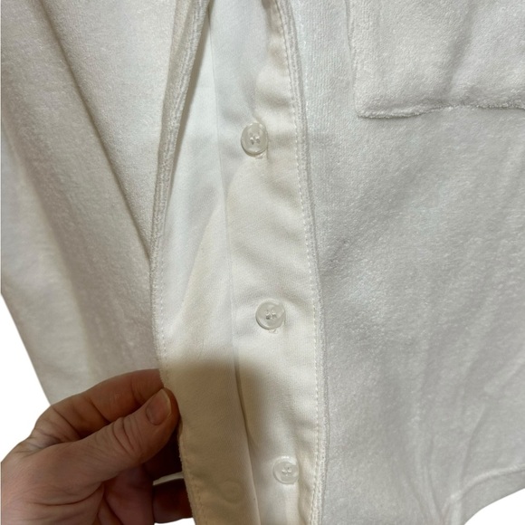 Juicy Couture White Collar Button Down Shirt - Picture 6 of 6